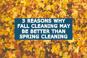 fall and spring cleaning title photo blog